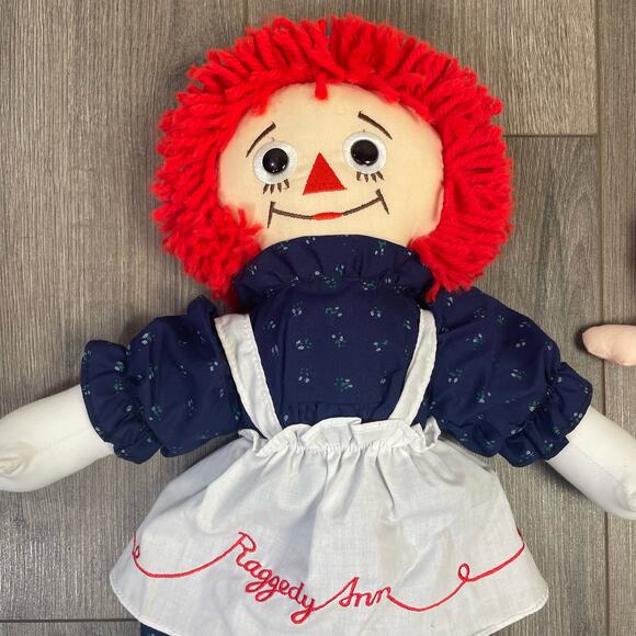 Raggedy Ann & Andy Doll Set - Red and Blue - Picture 3 of 10